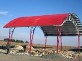 پوشش سوله-پوشش سقف شیبدار-اجرای سقف شیروانی-اجرای خرپا-آردواز-طرح سفال-ایرانیت-تعمیرات سقف شیبدار(09121431941)